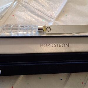 GODINGER SILVER BREAD CHALLAH KNIFE LUCITE HANDLE NEW NORDSTROM VELVET BOX